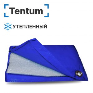 Утепленный тент тарпаулин 90 гр/м2, размер 6х10 с люверсами